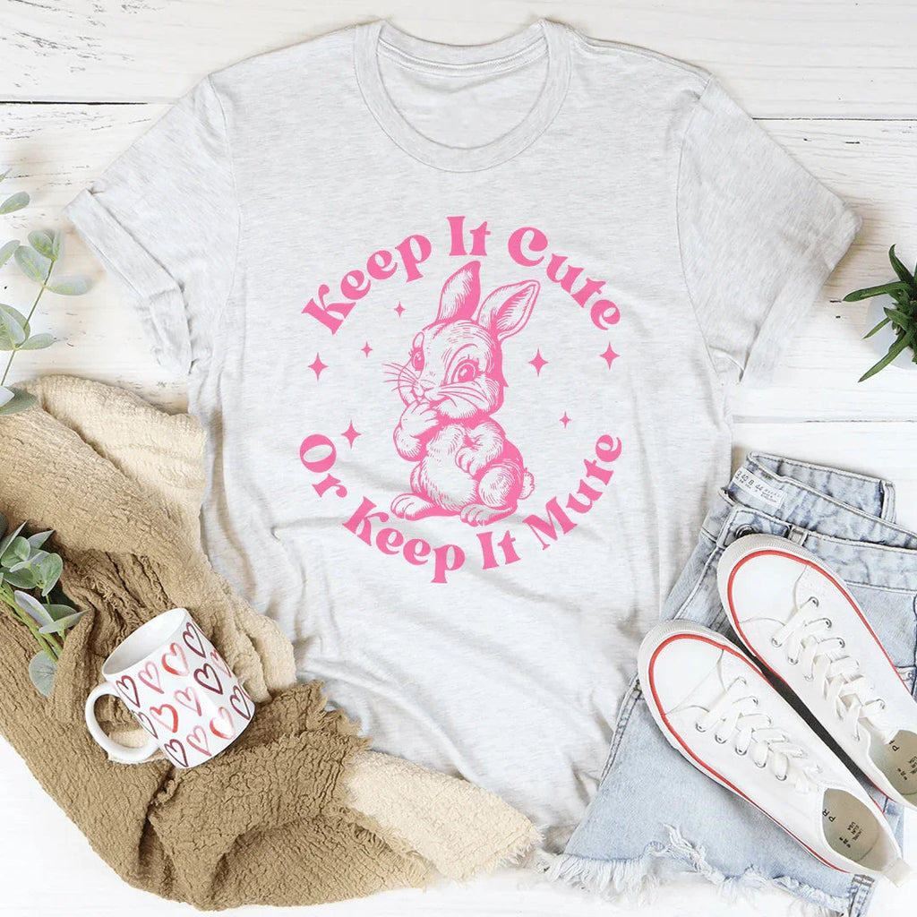 Keep It Cute Or It Mute Tee product image 2