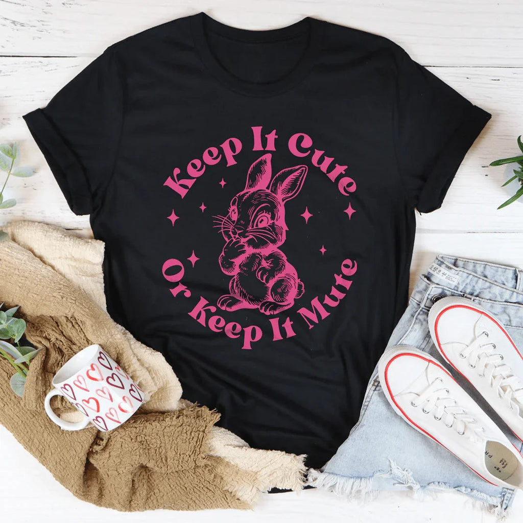 Keep It Cute Or It Mute Tee product image 1