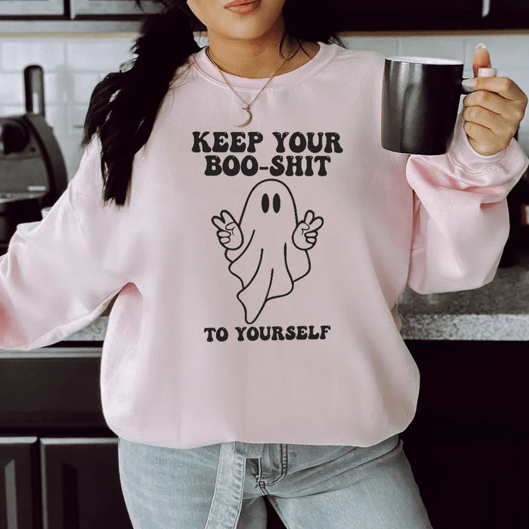Keep Your Boo Shit To Yourself Sweatshirt product image 2