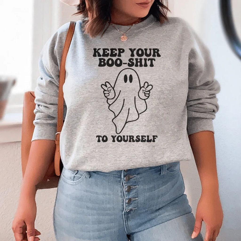 Keep Your Boo Shit To Yourself Sweatshirt product image 3