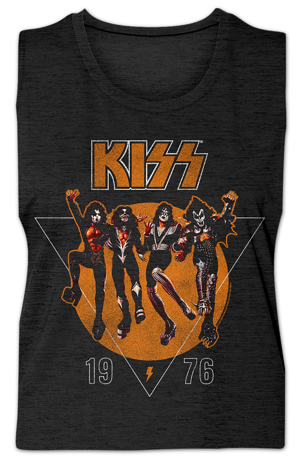 Ladies 1976 KISS Sleeveless Crewneck Shirt product image 2