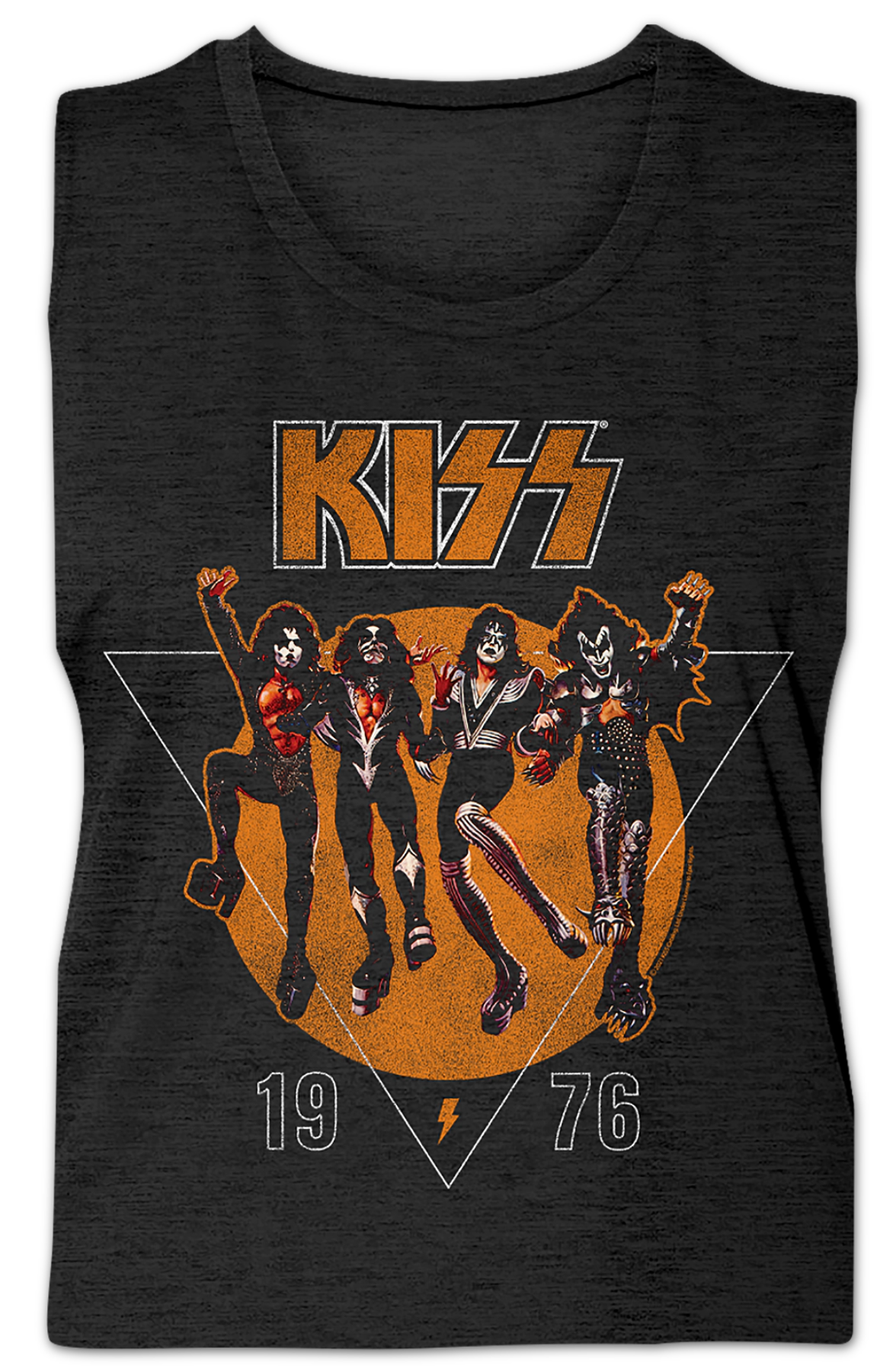 Ladies 1976 KISS Sleeveless Crewneck Shirt product image 2