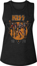 Ladies 1976 KISS Sleeveless Crewneck Shirt product image 1