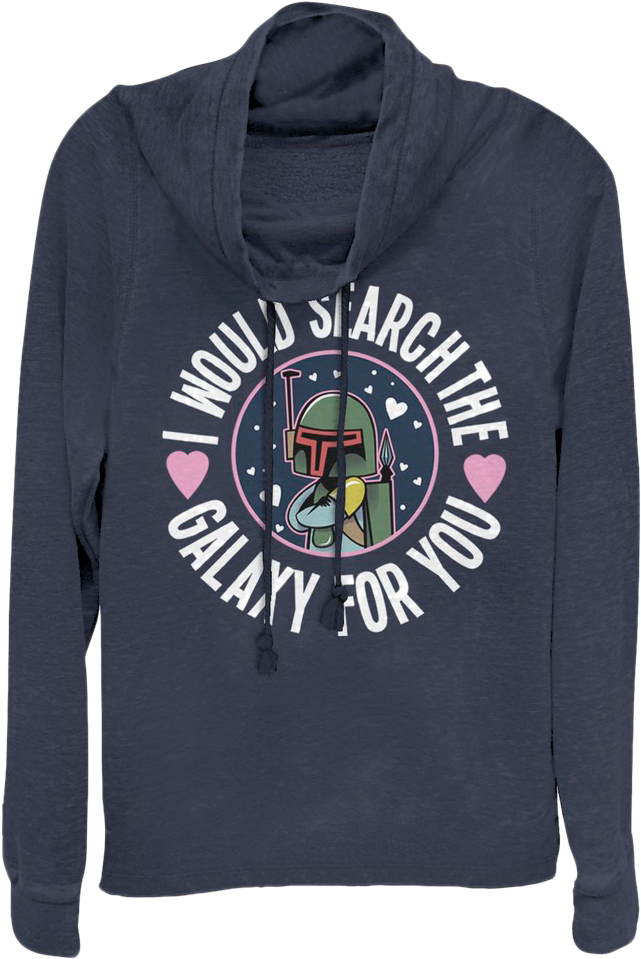 Ladies Boba Fett Search The Galaxy For You Star Wars Cowl product image 1