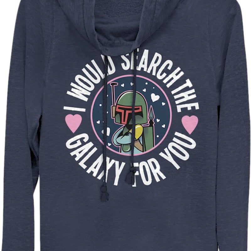 Ladies Boba Fett Search The Galaxy For You Star Wars Cowl product image 2