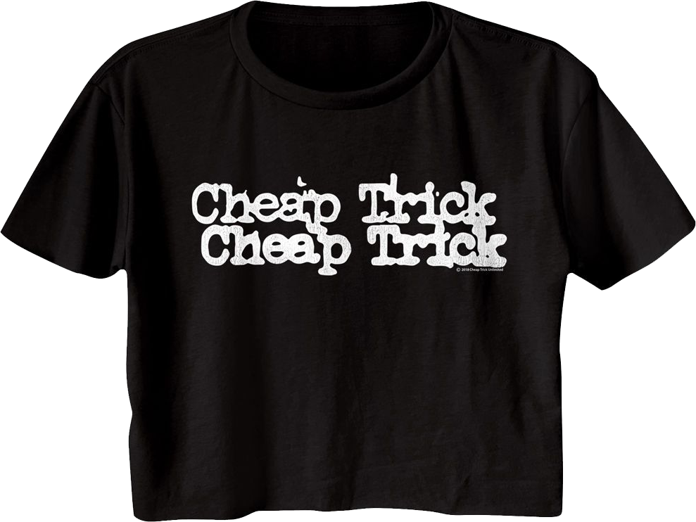 Ladies Cheap Trick Crop Top
