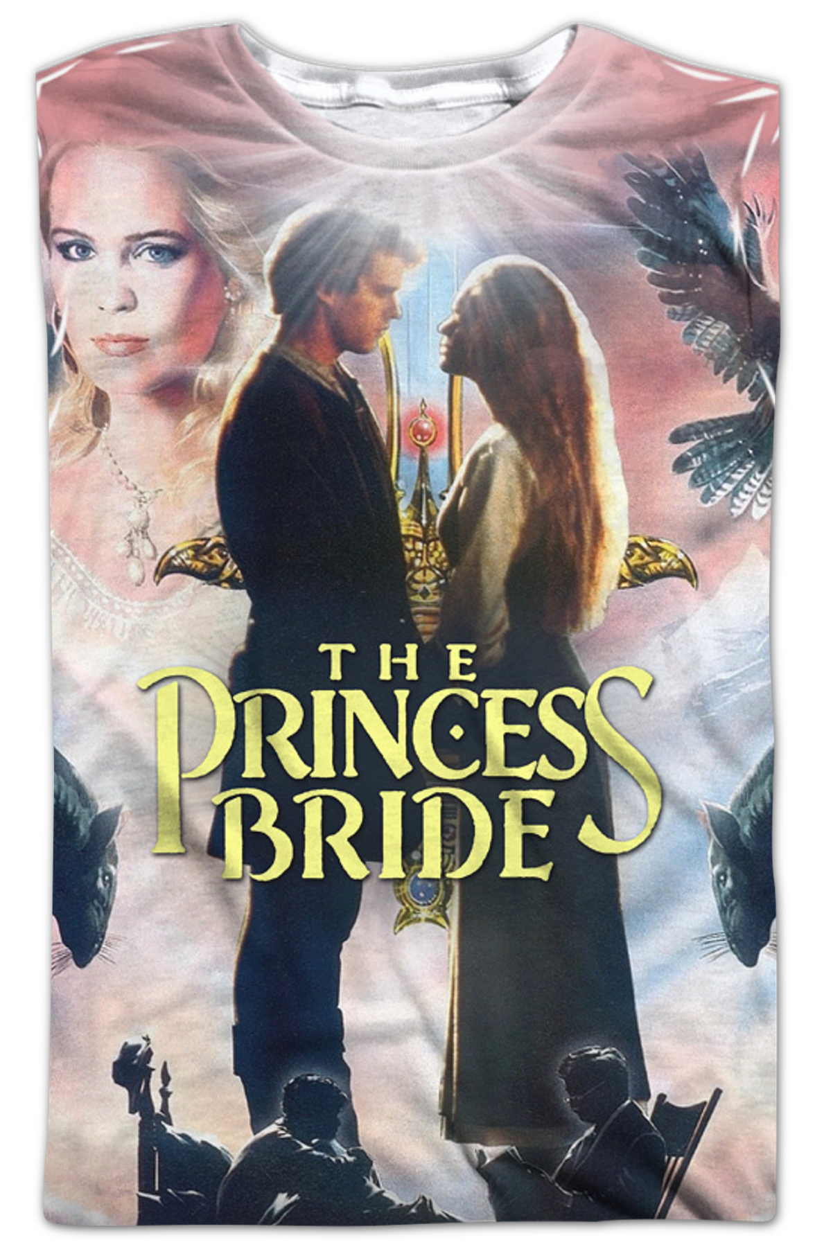 Ladies Fairy Tale Collage Princess Bride Shirt product image 2