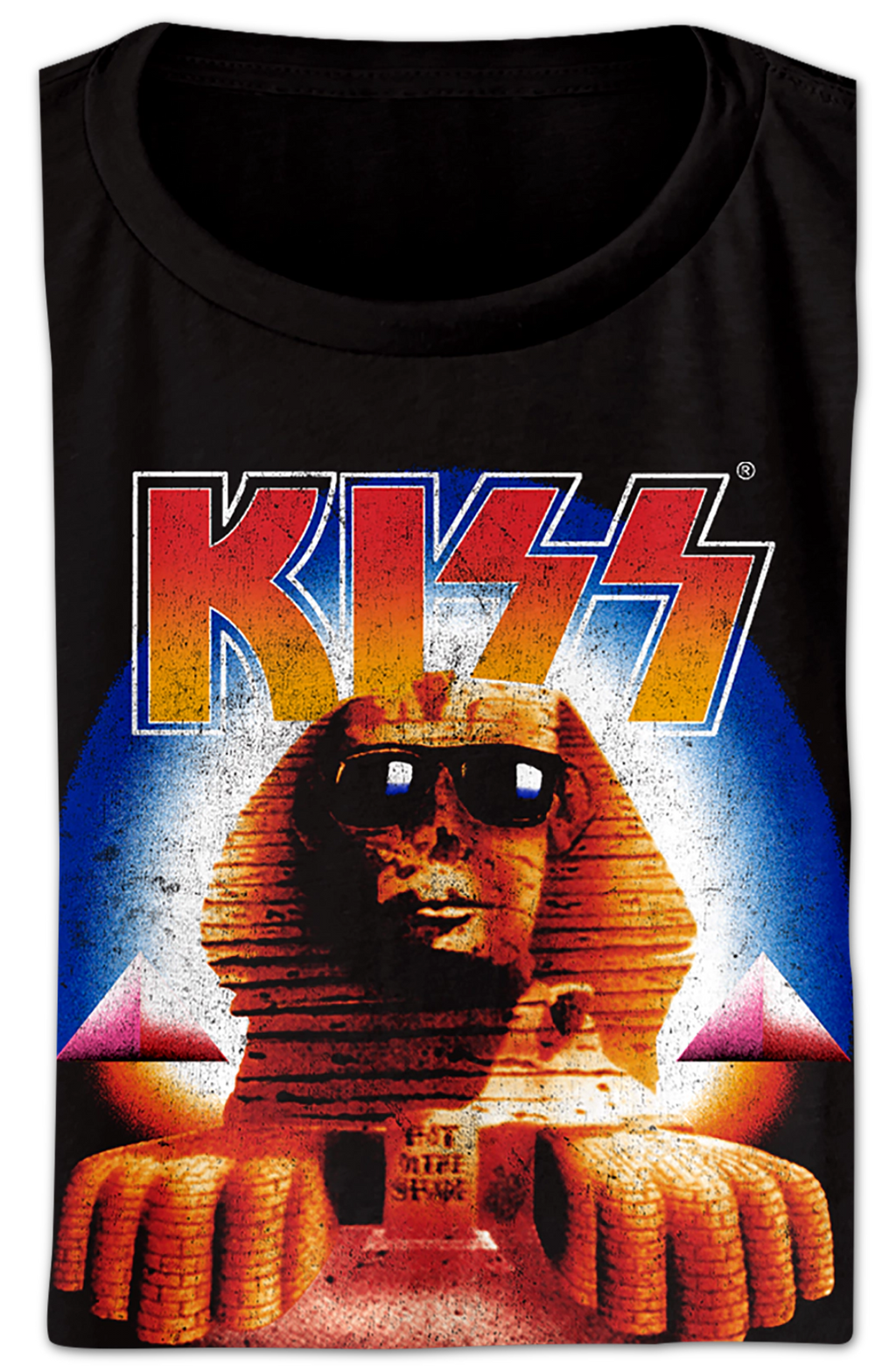 Ladies Hot In The Shade KISS Crop Top