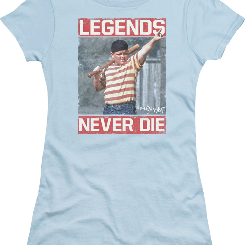 Ladies Legends Never Die Sandlot Shirt product image 1