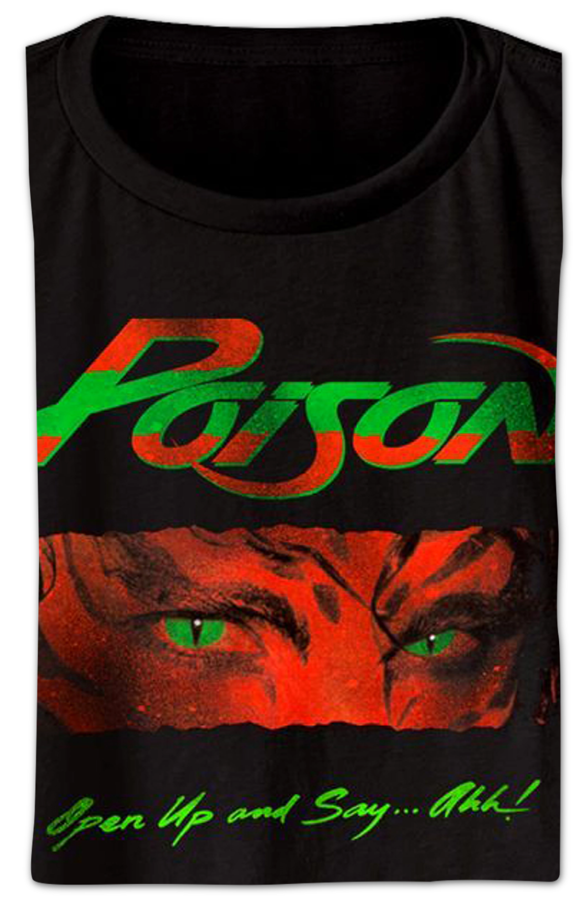 Ladies Open Up and Say Ahh Poison Crop Top