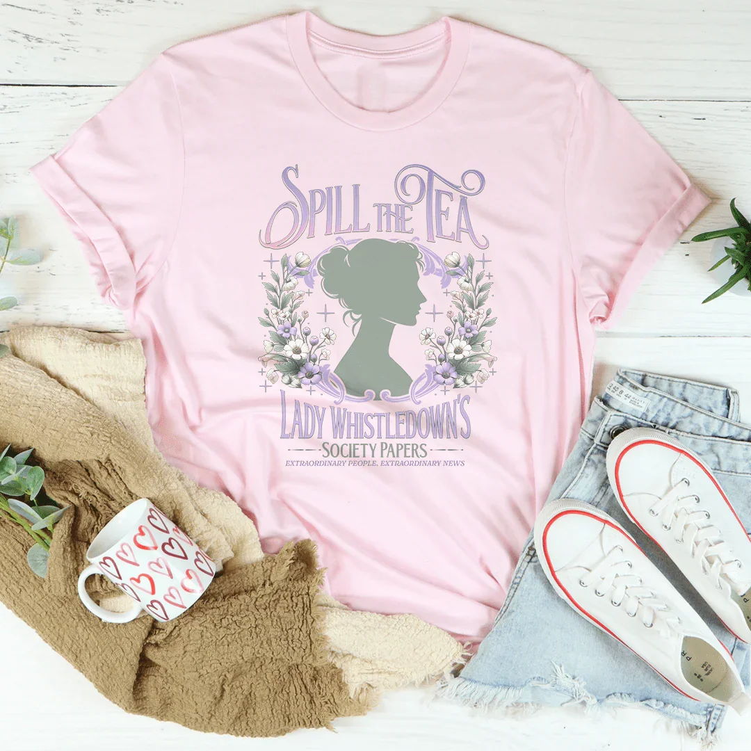 Lady Whistledown's Spill the Tea Tee product image 4