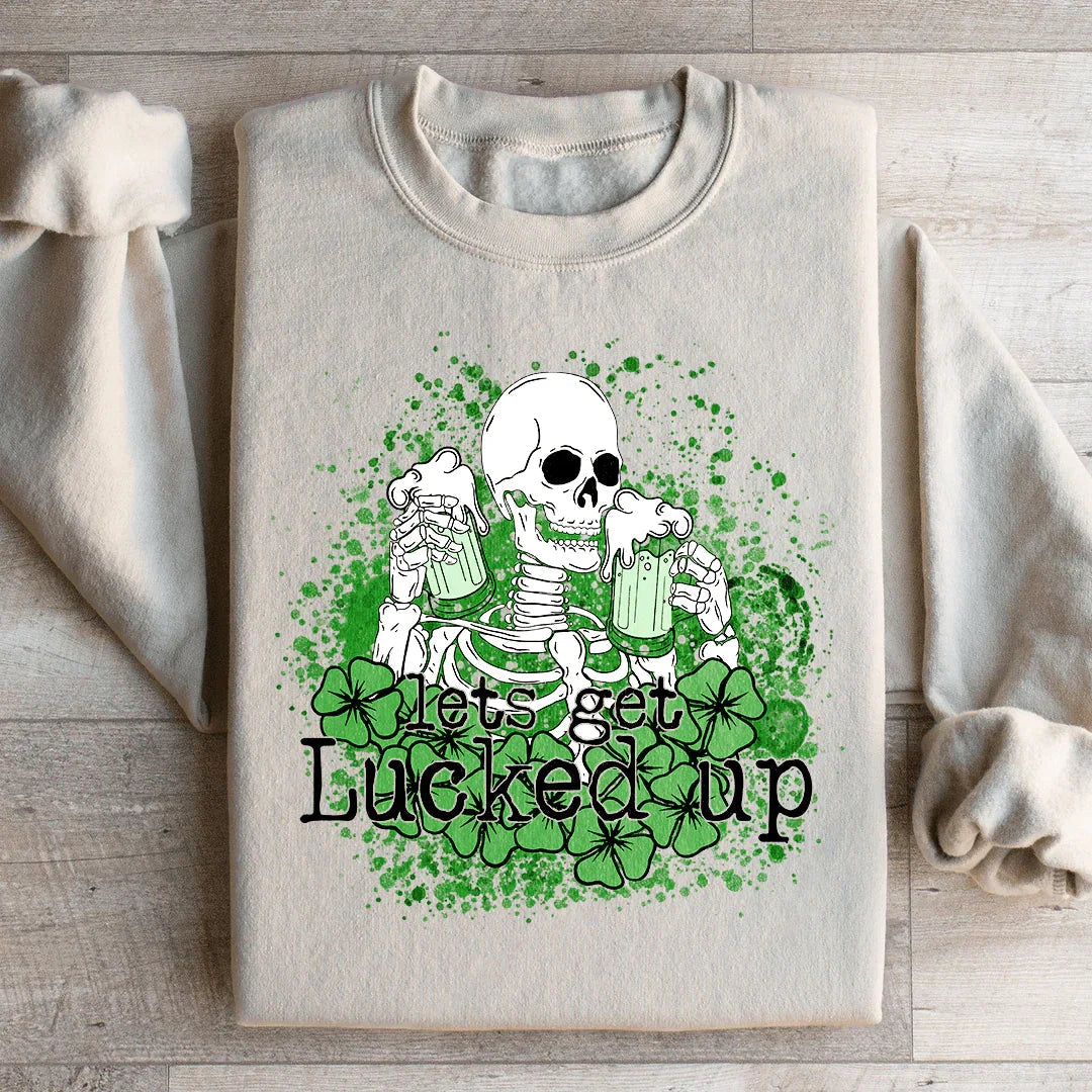 Let's Get Lucked Up Skull Sweatshirt product image 3