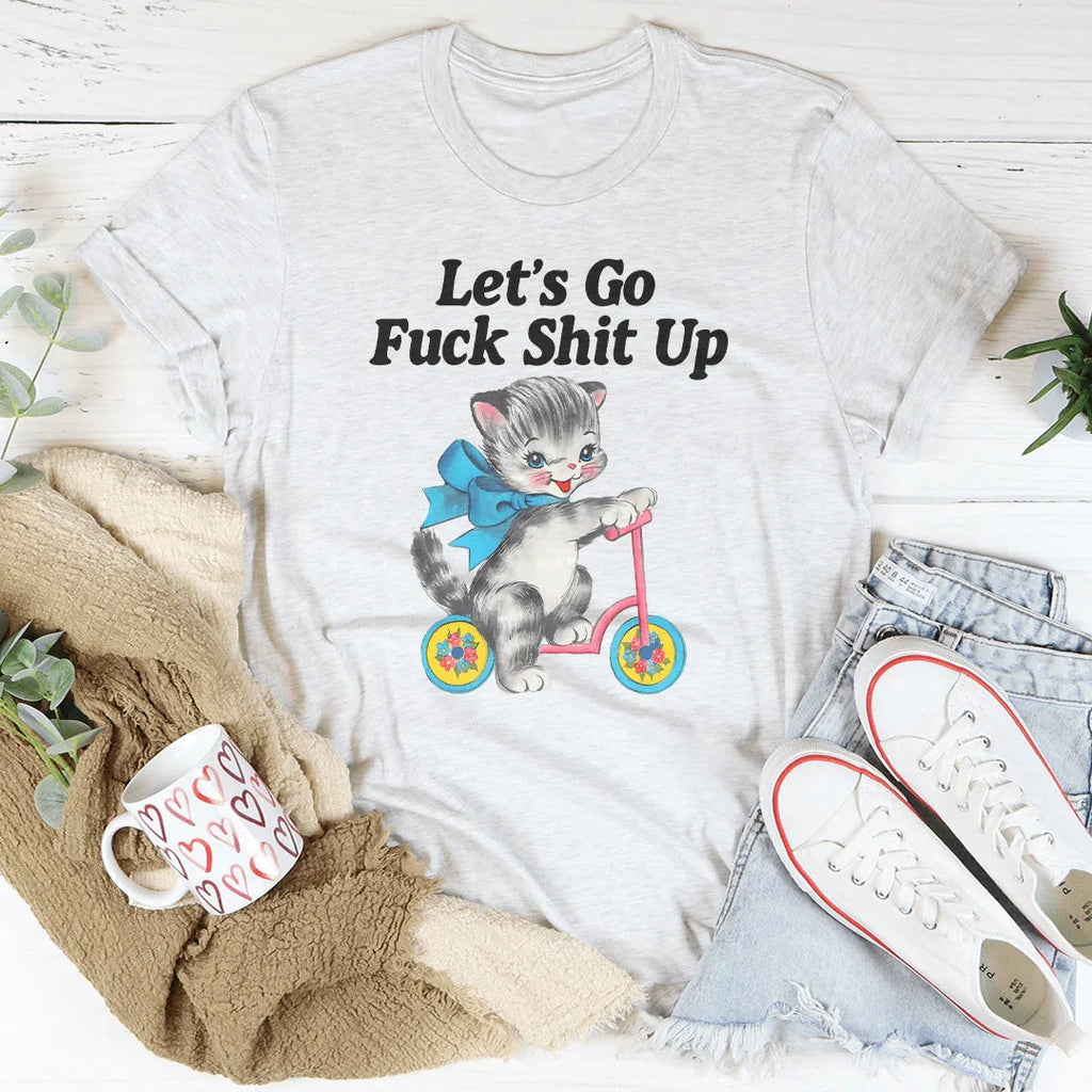 Unfiltered Party Graphic Shirt – "Let's Go F* Shit Up" product image 2