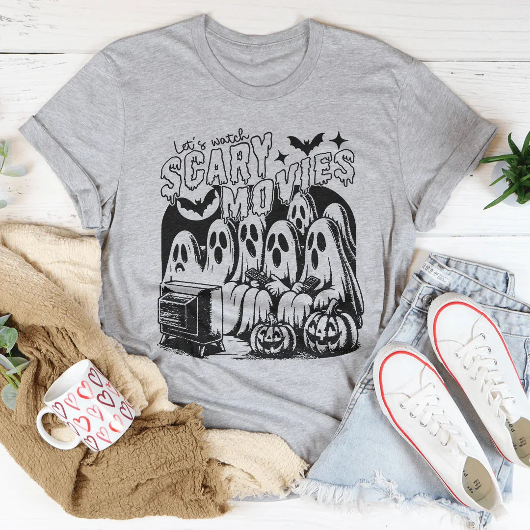 Let's Watch Scary Movies Tee product image 2