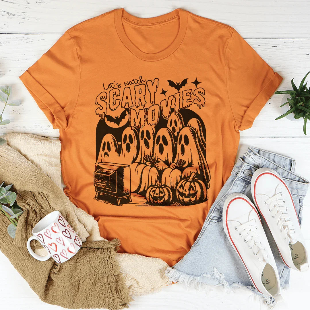 Let's Watch Scary Movies Tee product image 3