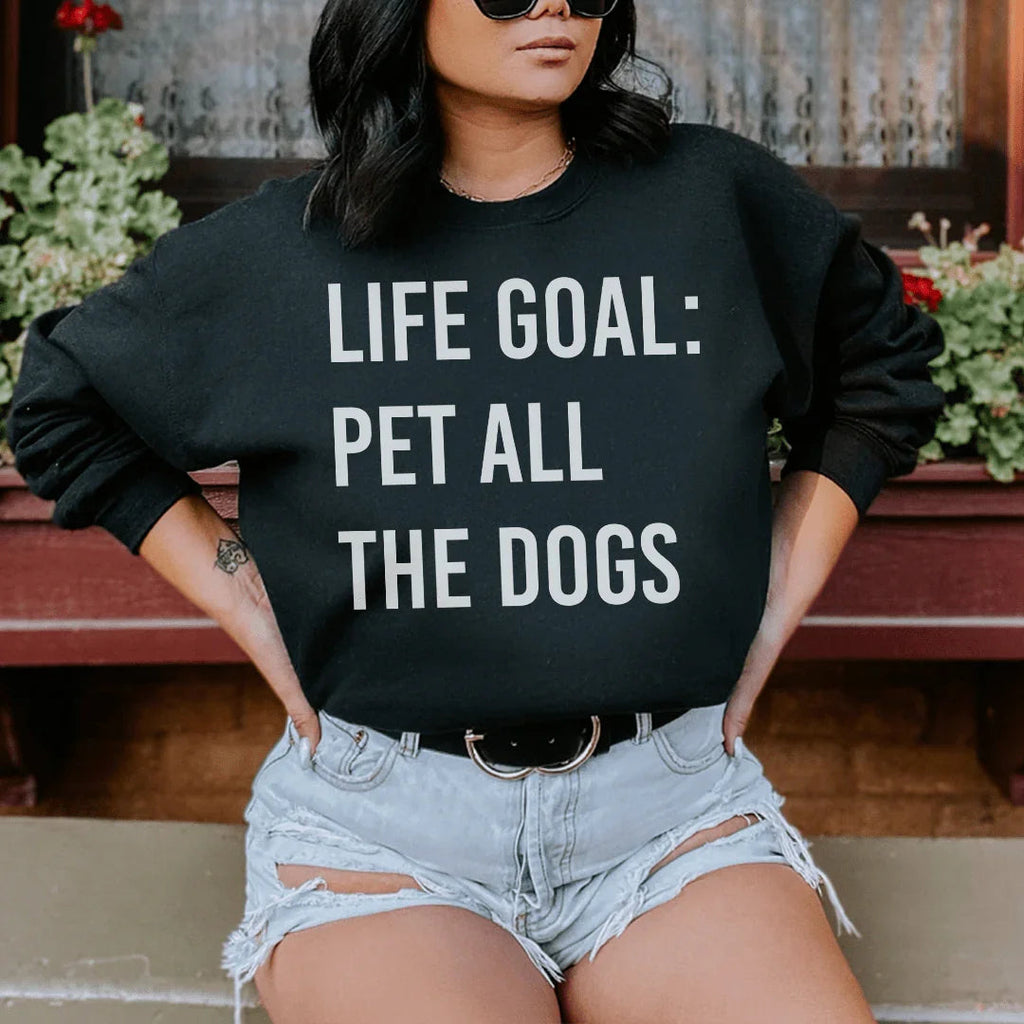 Life Goal Pet All The Dogs Sweatshirt product image 3