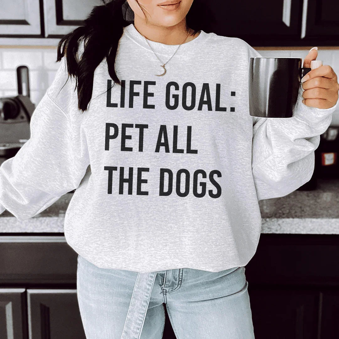 Life Goal Pet All The Dogs Sweatshirt product image 2