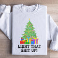 Light That Up Christmas Tree Sweatshirt product image 1