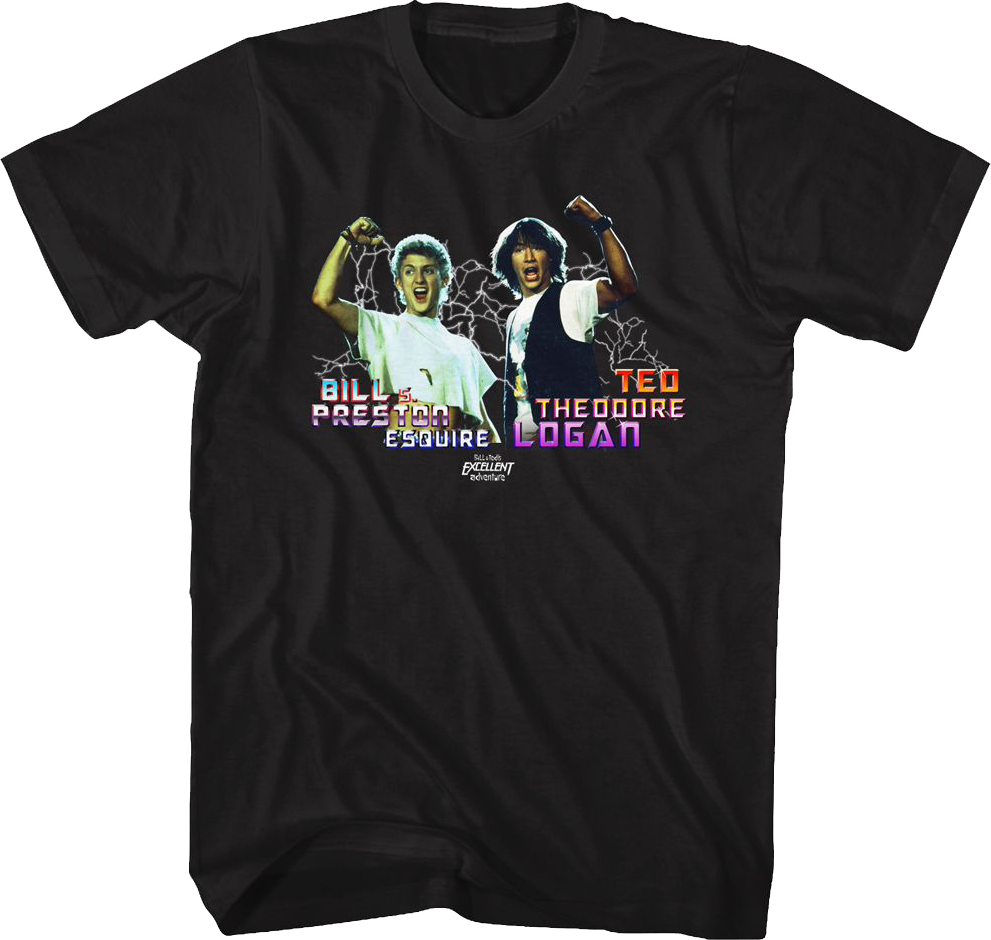 Lightning Bill and Ted's Excellent Adventure T-Shirt product image 1
