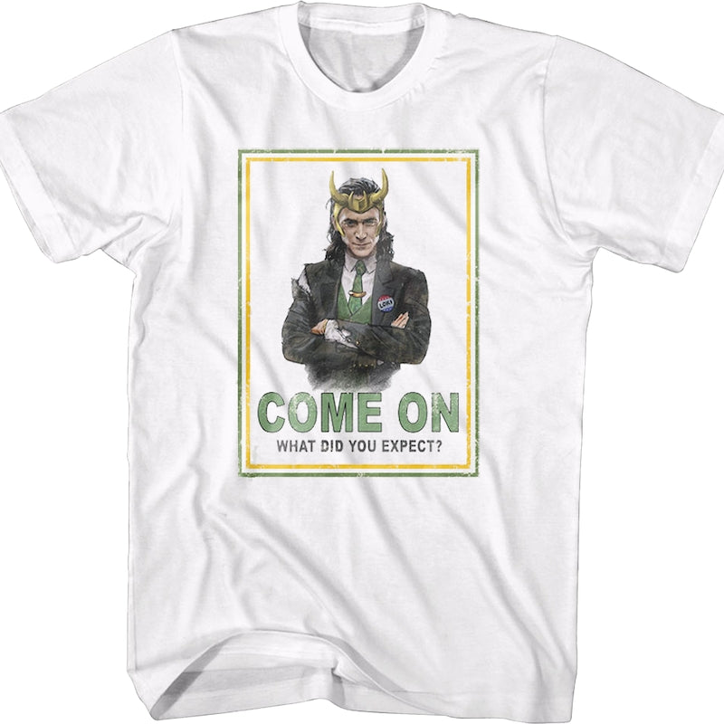 Loki What Did You Expect Marvel Comics T-Shirt product image 1