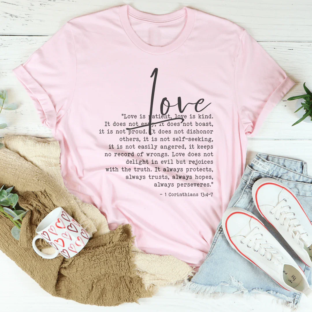 Love Is Patient Is Kind Tee product image 4
