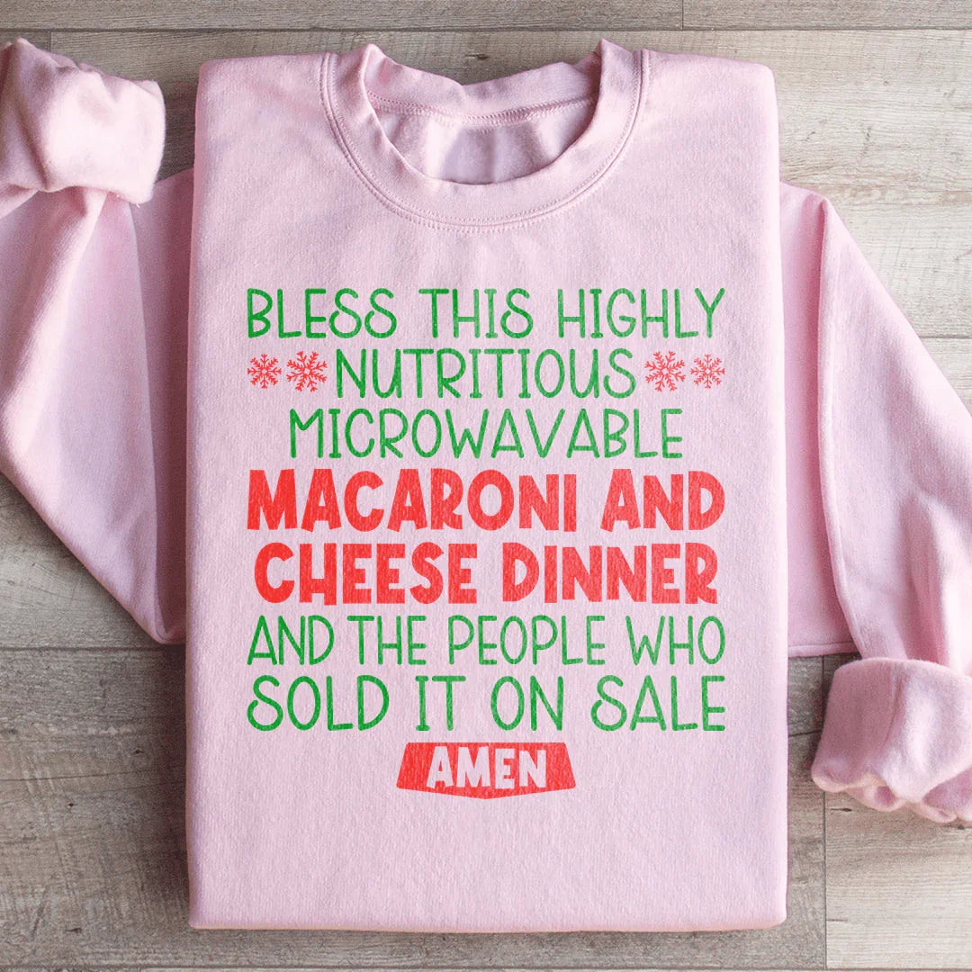 Macaroni And Cheese Dinner Sweatshirt product image 3