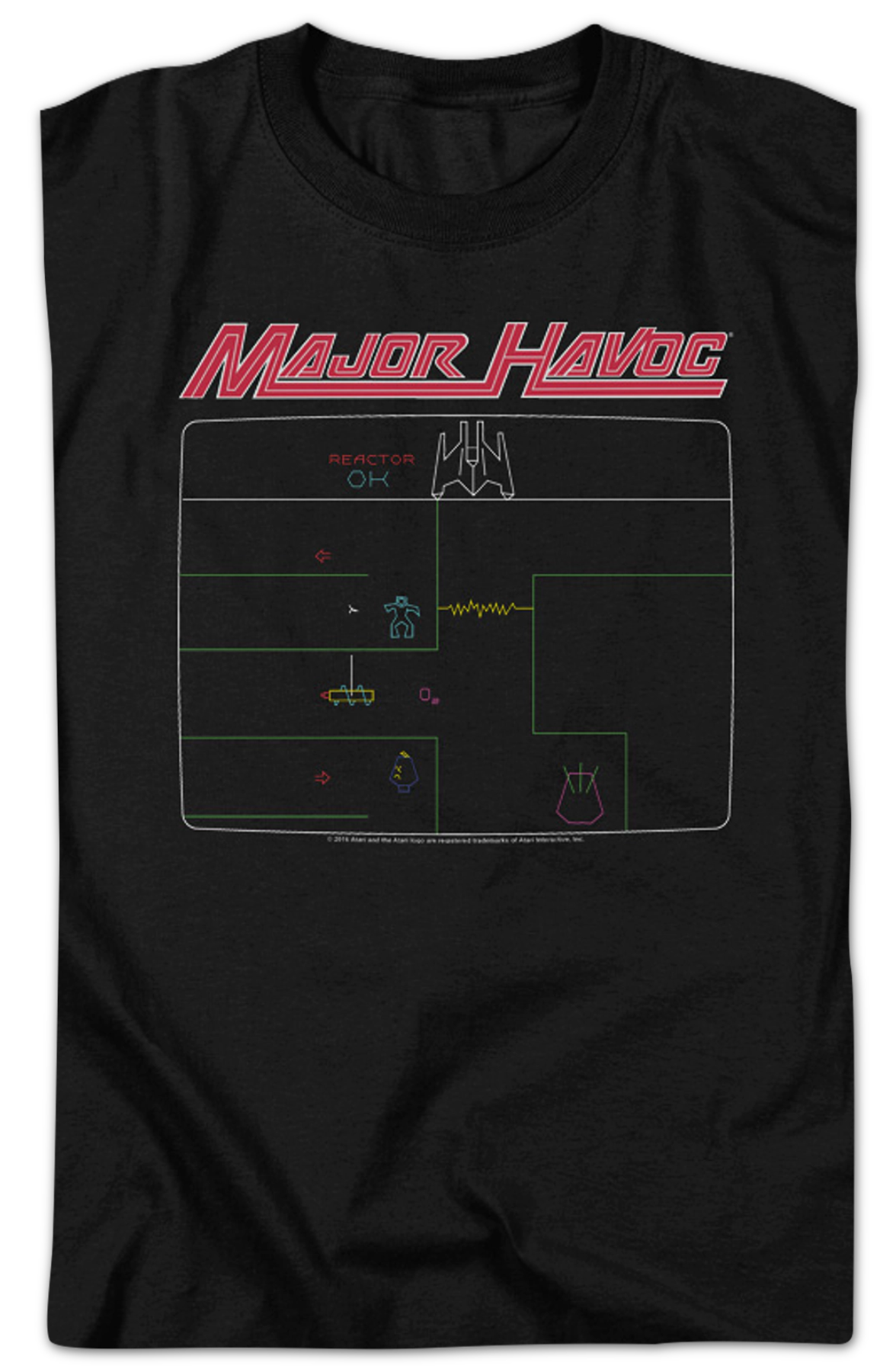 Major Havoc Screen Atari T-Shirt product image 2