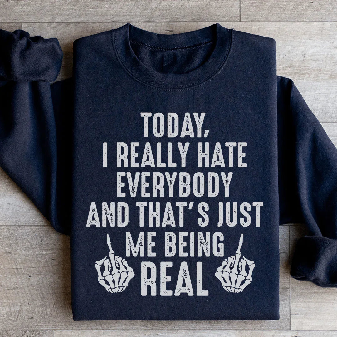 Me Being Real Sweatshirt product image 3