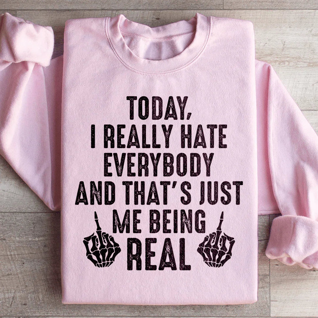 Me Being Real Sweatshirt product image 4