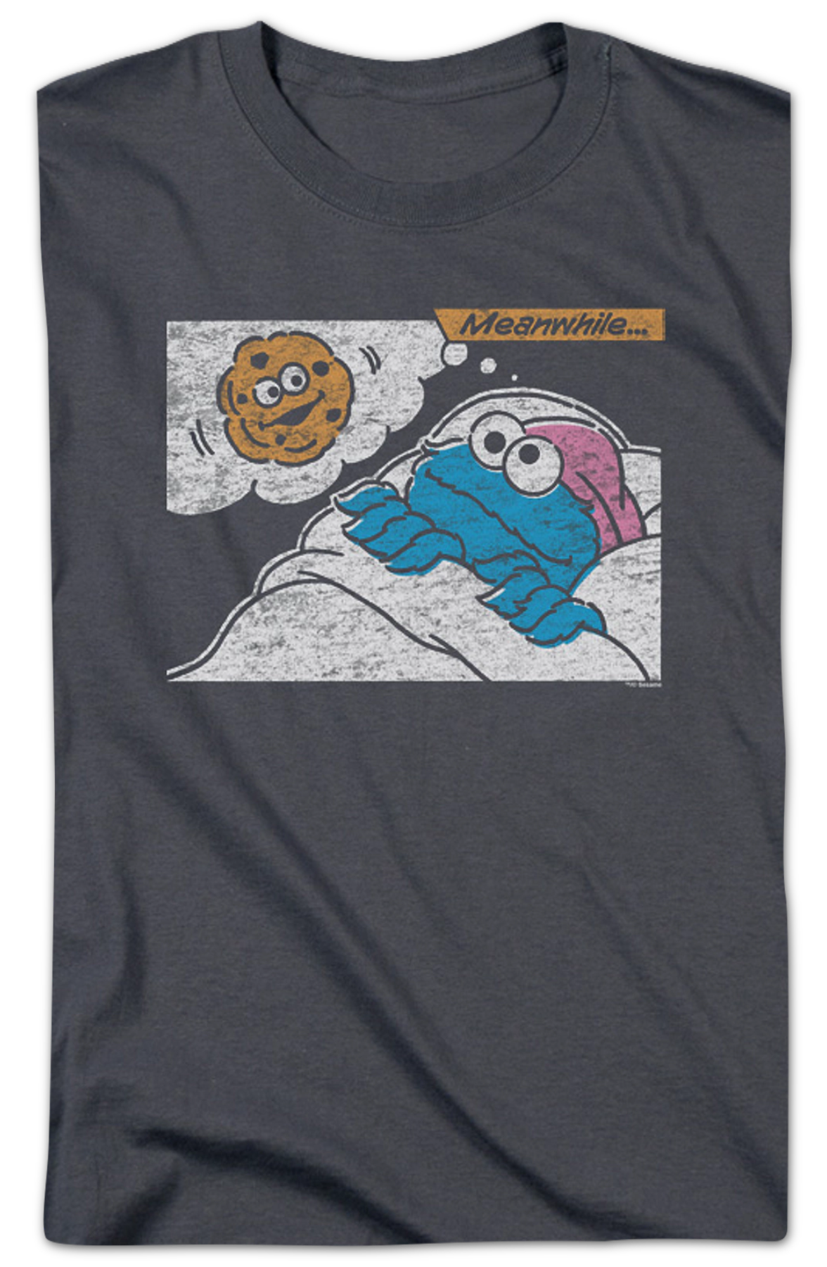 Meanwhile Cookie Monster Sesame Street T-Shirt product image 2