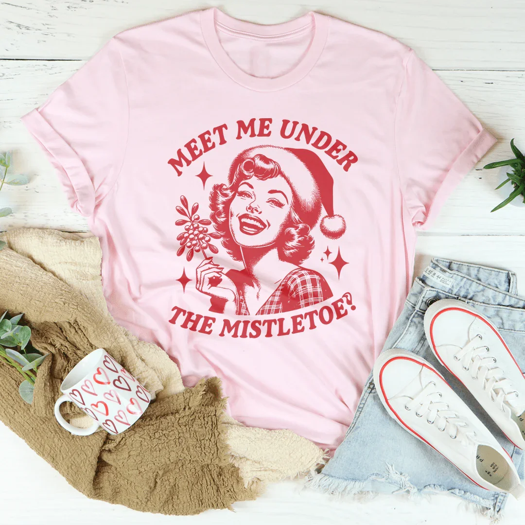 Meet Me Under The Mistletoe Tee product image 4