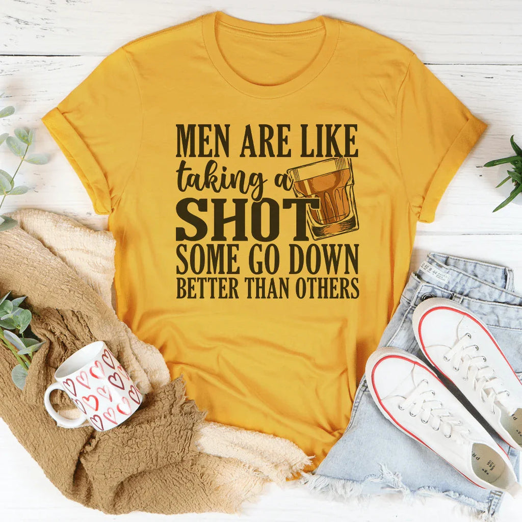 Sassy Dating Humor Graphic Tee – "Men Are Like Taking A product image 3