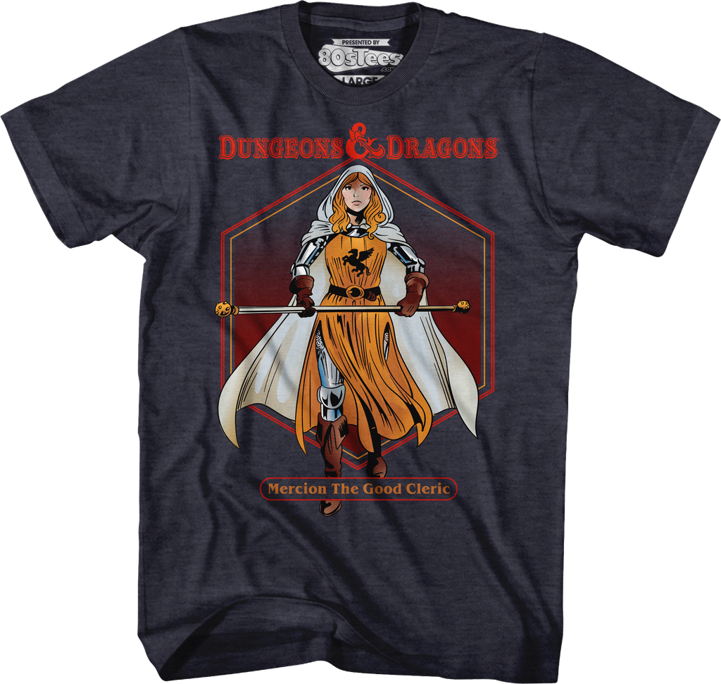 Mercion The Good Cleric Dungeons & Dragons T-Shirt product image 1
