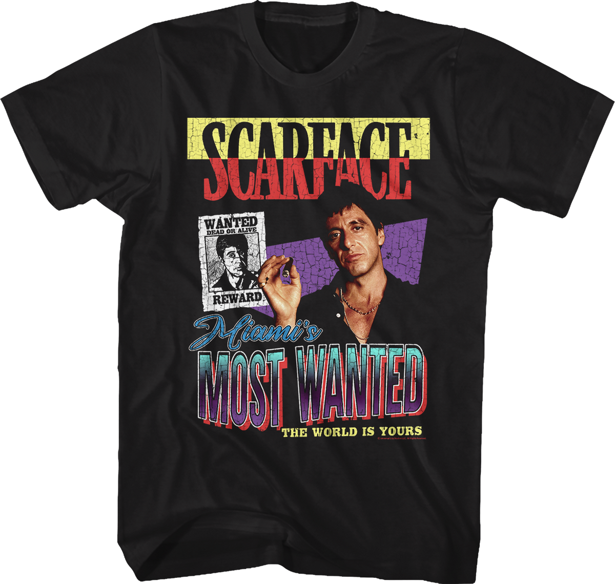 Miami's Most Wanted Scarface T-Shirt product image 1