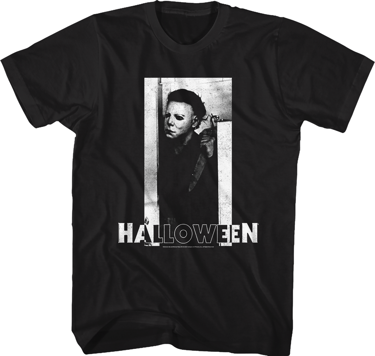 Michael Myers Attack Pose Halloween T-Shirt product image 1