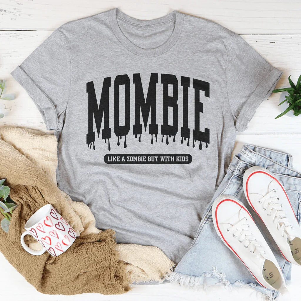 Mombie Like A Zombie But With Kids Tee product image 3