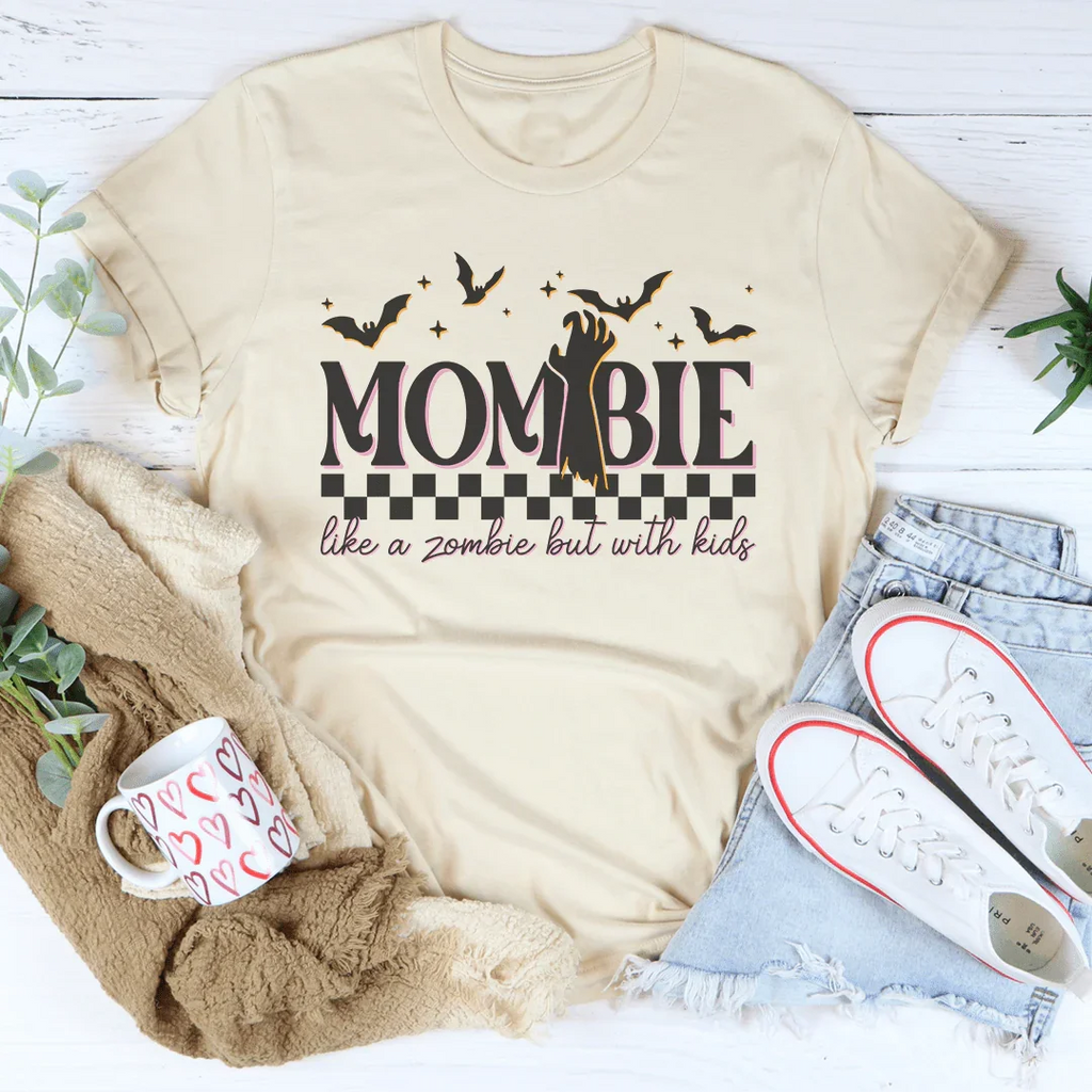 Mombie Like A Zombie But With Kids Tee product image 4