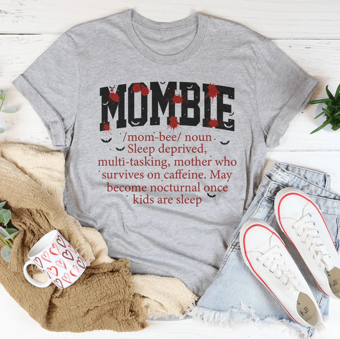 Mombie Noun Definition Tee product image 4