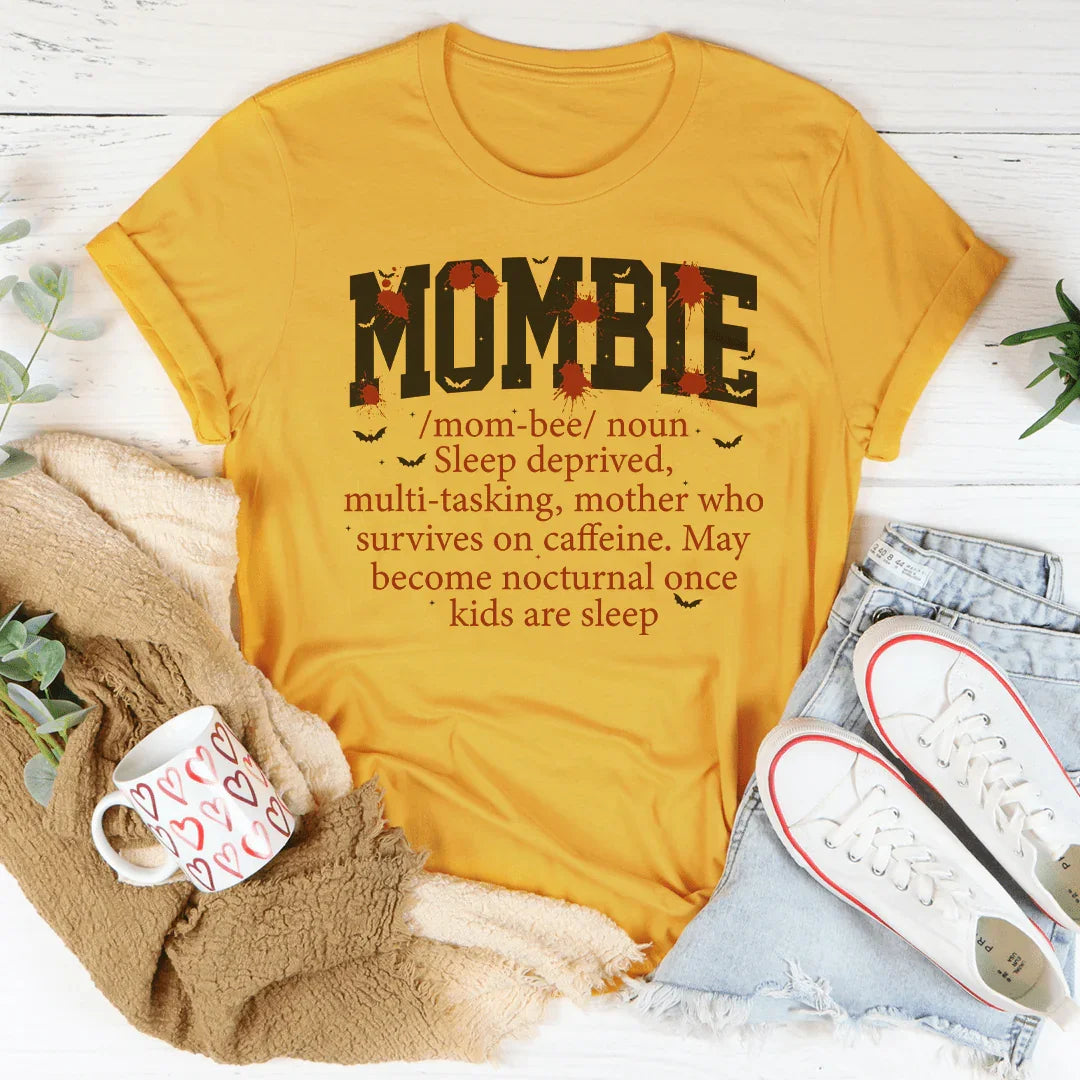 Mombie Noun Definition Tee product image 3