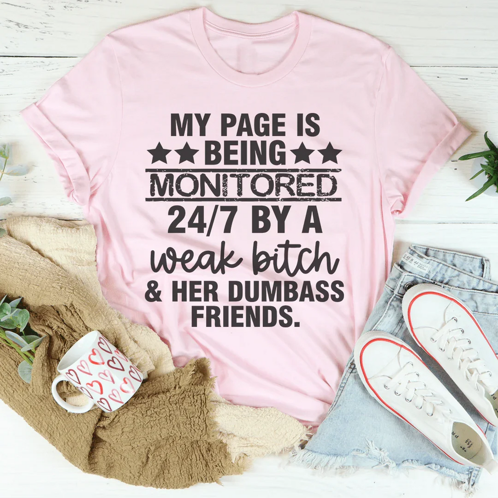 Monitored 24/7 Tee product image 4