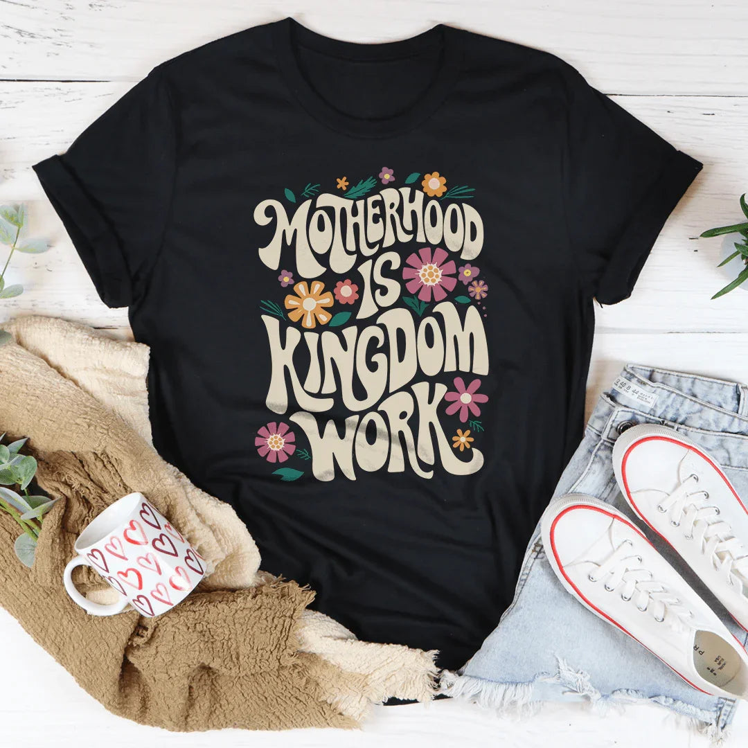 Motherhood Is Kingdom Work Tee product image 4