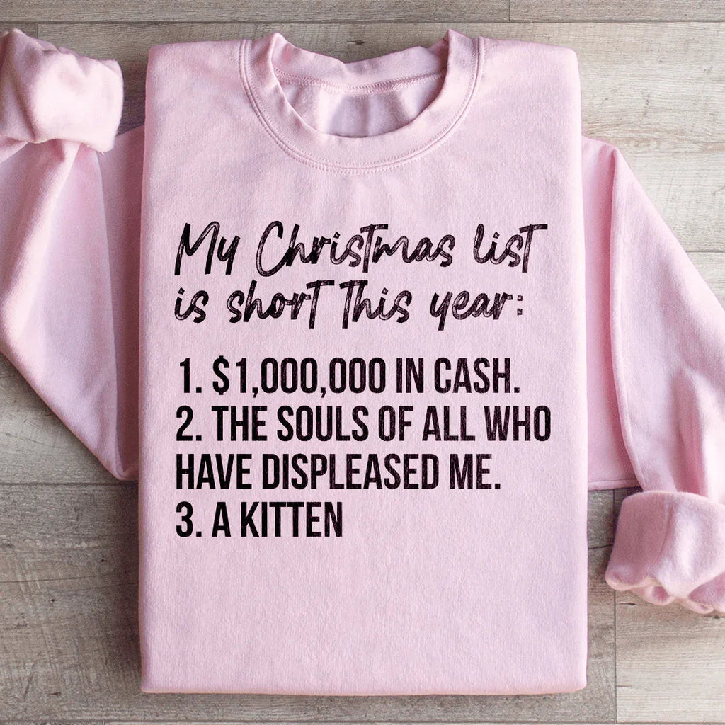 My Christmas List Sweatshirt product image 4