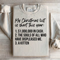 My Christmas List Sweatshirt product image 1
