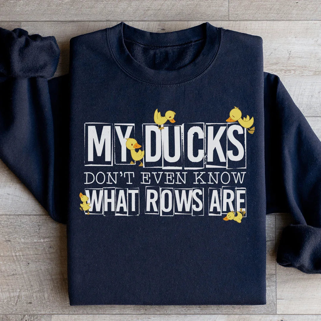 Chaotic Mom Life Fleece Sweatshirt – "MY DUCKS DON'T EVEN product image 1