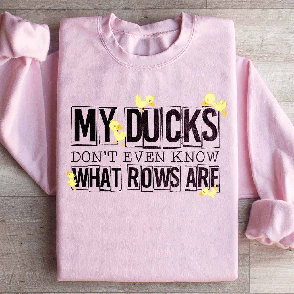 Chaotic Mom Life Fleece Sweatshirt – "MY DUCKS DON'T EVEN product image 4