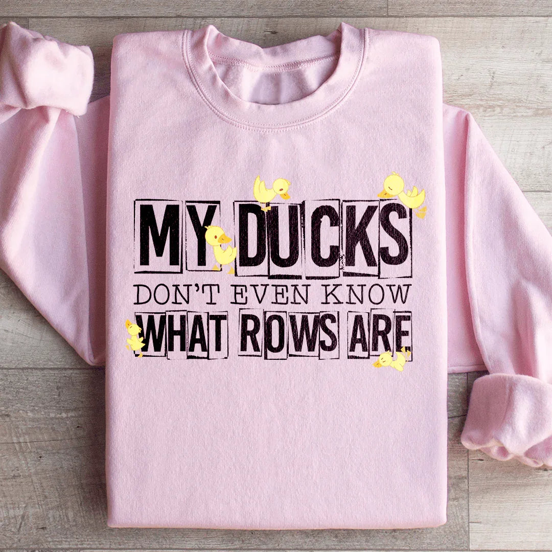 Chaotic Mom Life Fleece Sweatshirt – "MY DUCKS DON'T EVEN product image 4