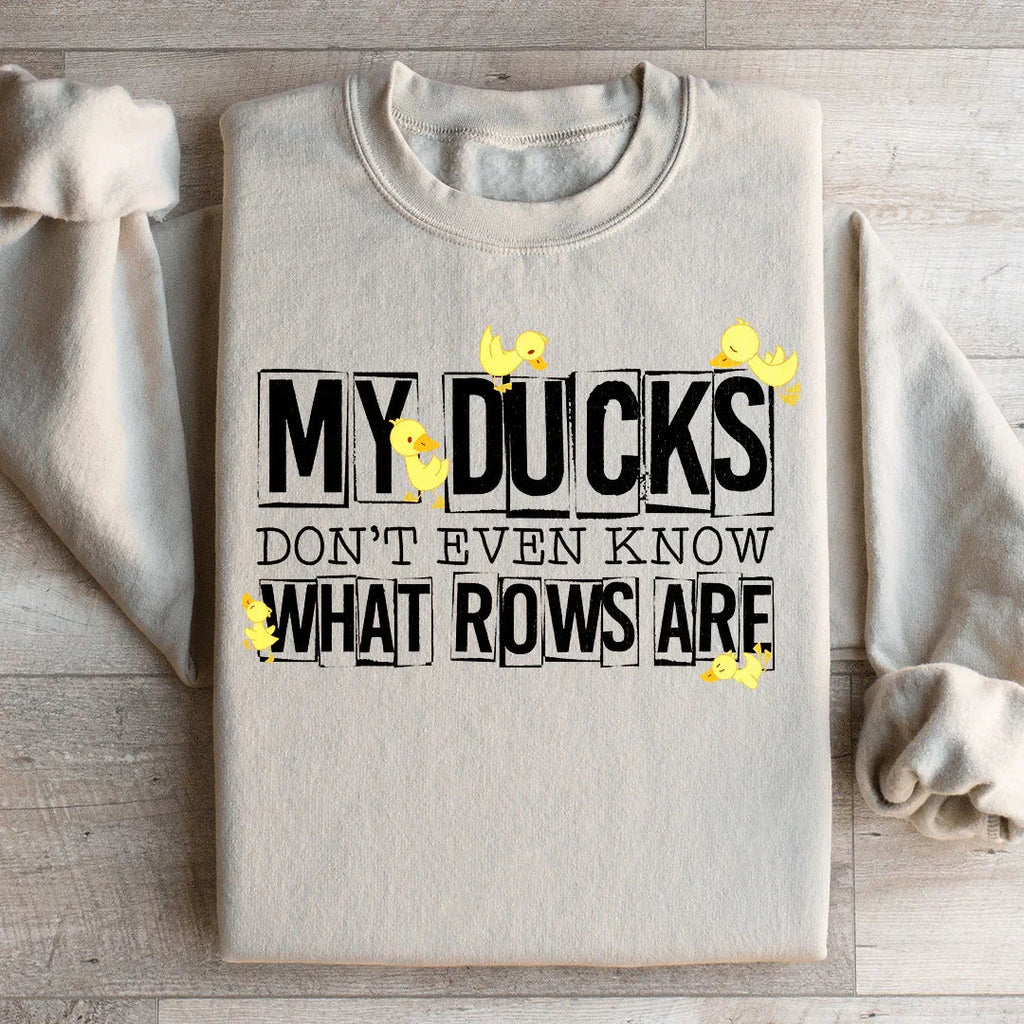 Chaotic Mom Life Fleece Sweatshirt – "MY DUCKS DON'T EVEN product image 2