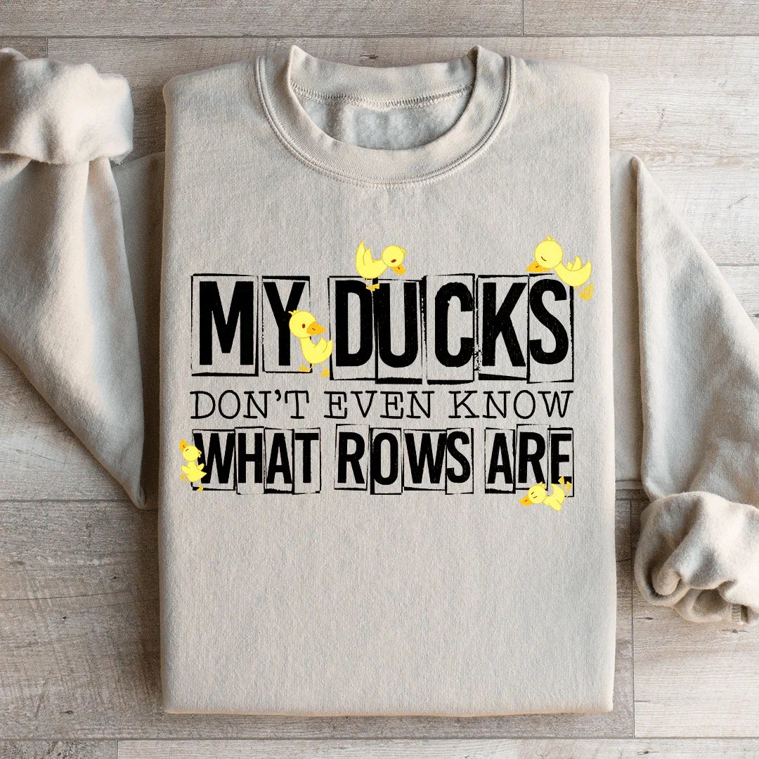 Chaotic Mom Life Fleece Sweatshirt – "MY DUCKS DON'T EVEN product image 2