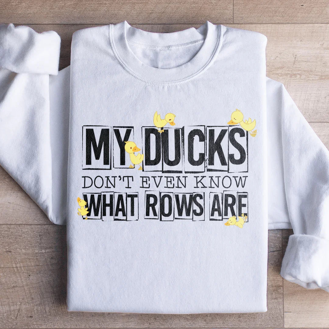 Chaotic Mom Life Fleece Sweatshirt – "MY DUCKS DON'T EVEN product image 3