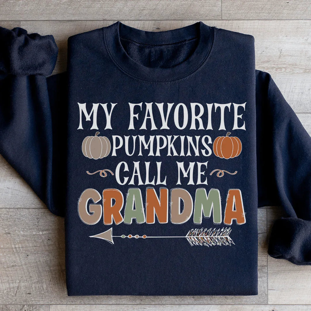 My Favorite Pumpkins Call Me Grandma Sweatshirt product image 2